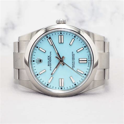 new rolex op 41|Rolex 41mm tiffany blue.